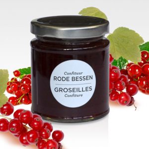 Confiture de groseilles vendue au profit de la Croix Bleue de Belgique