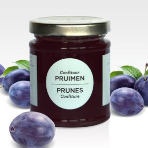 Confiture de prunes vendue au profit de la Croix Bleue de Belgique